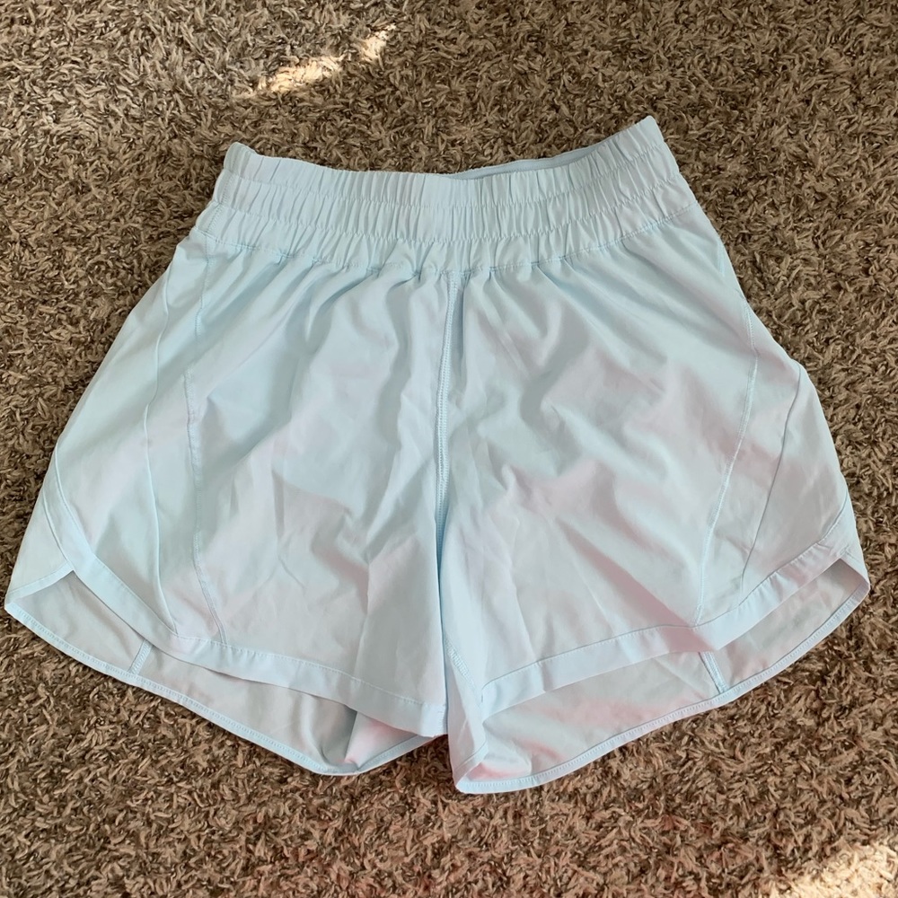 lululemon athletica Light Blue Athletic Shorts